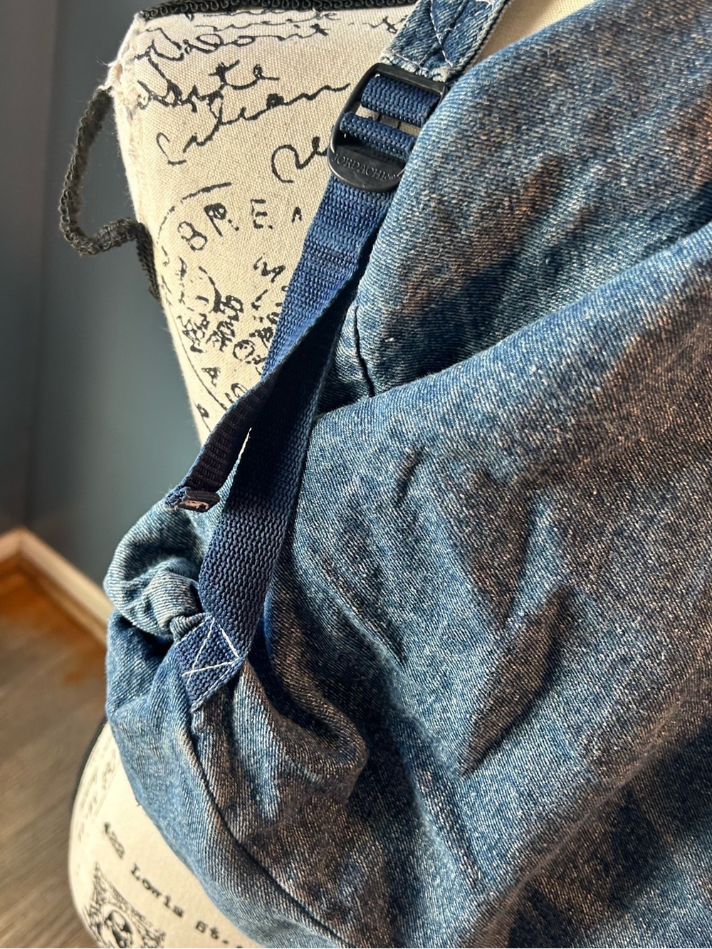 Jordache Denim Drawstring Backpack - Picture 11 of 14